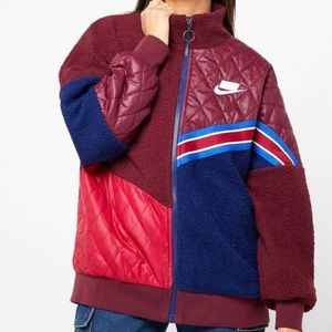 Nike Sportswear Retro Sherpa Quilted Fleece Jacket